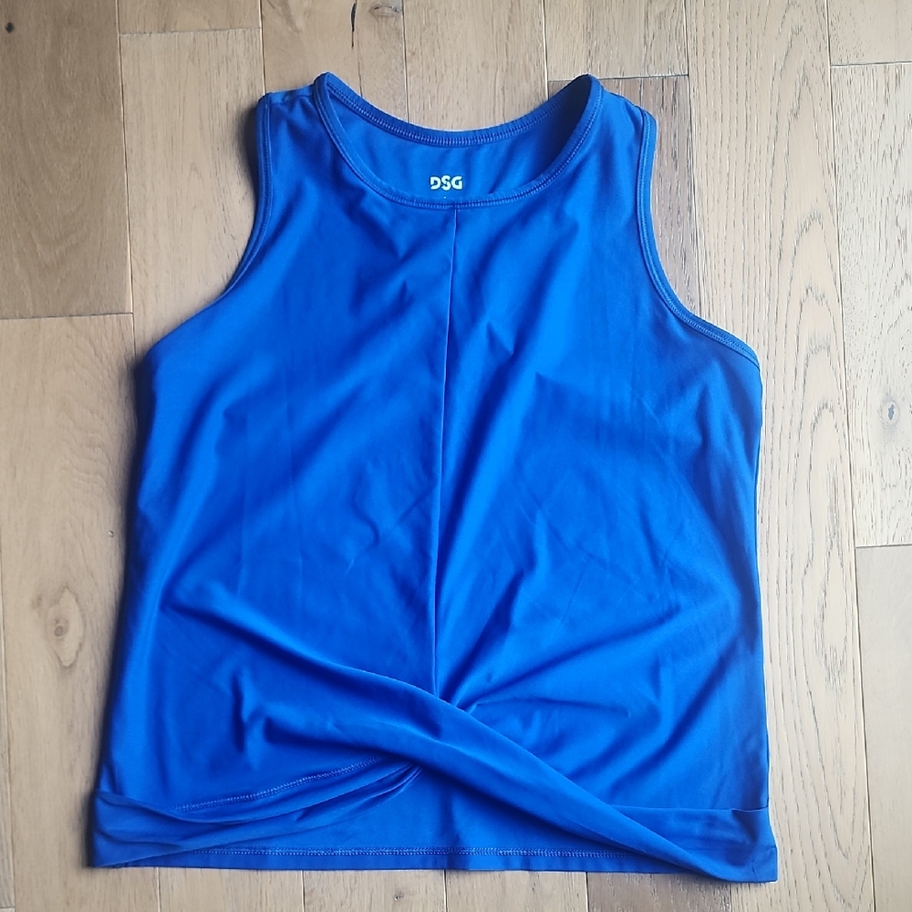 DSG Girls Blue Tank Top, Size Large